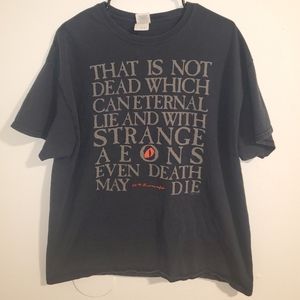 H.P. Lovecraft Vintage Cthulu Shirt Size XL